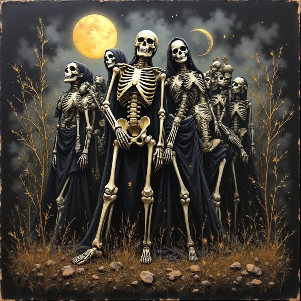 Undead Dancers: Skeletons and Ghosts at Prom