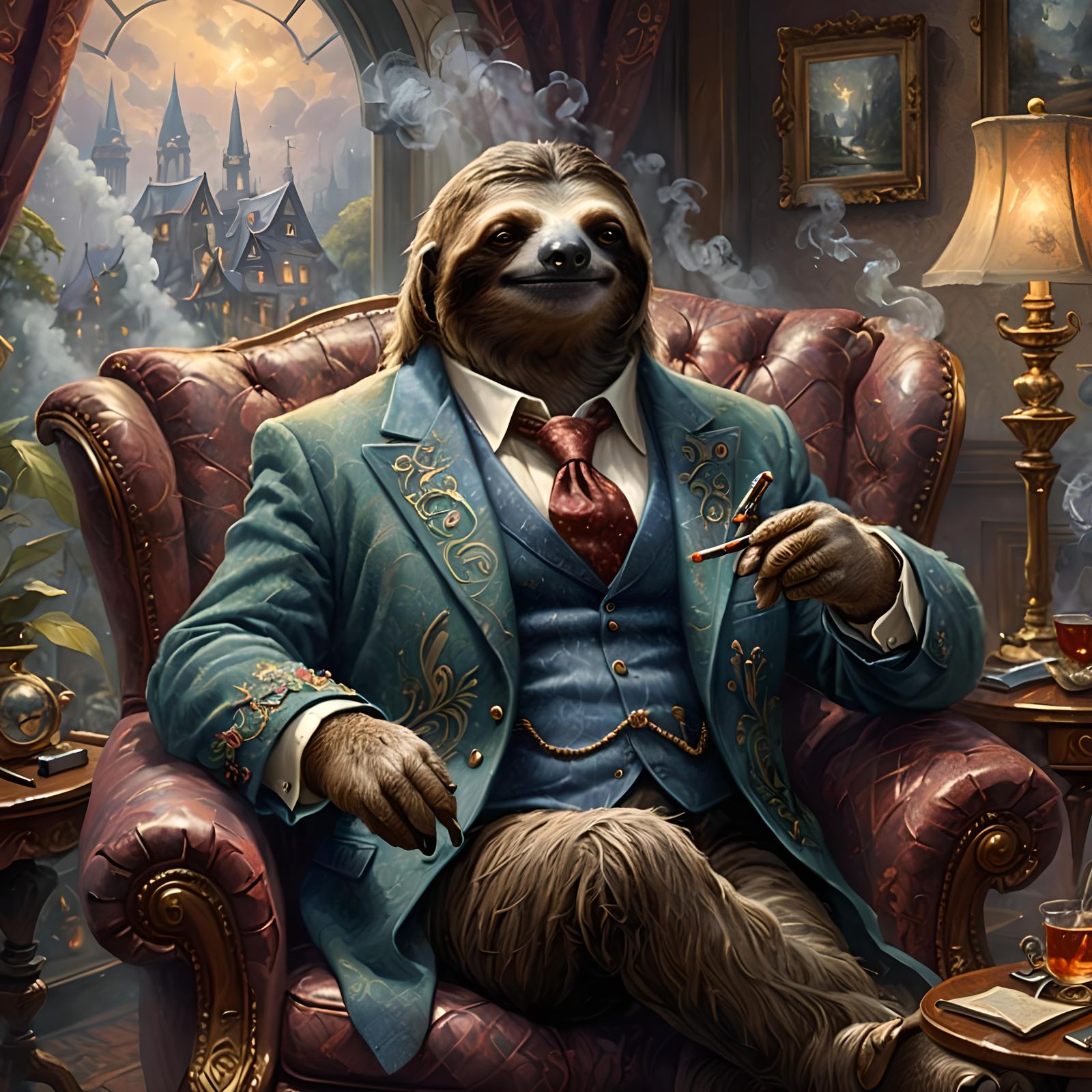 Sloth smoking pipe