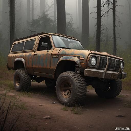 Apocalyptic 1975 K5 Blazer Chase Scene