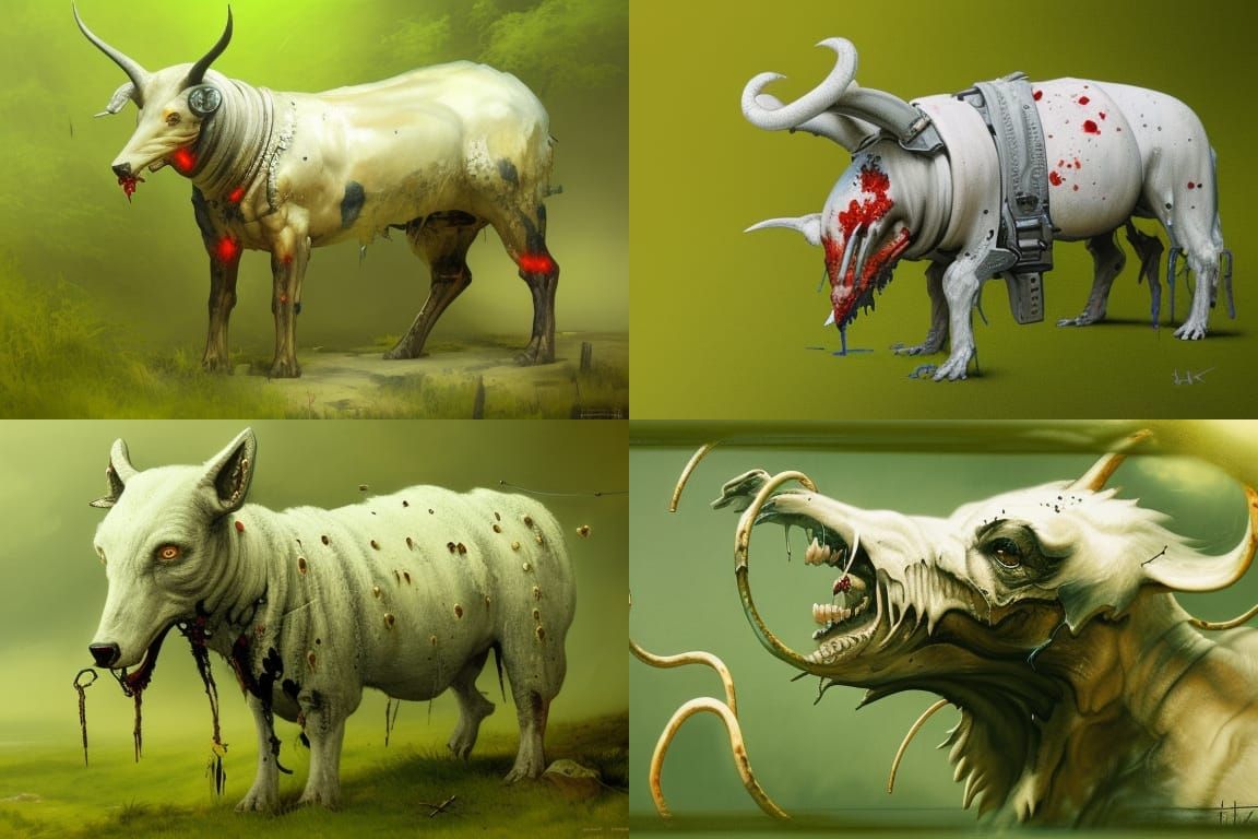 Sheep Seeking Fortune: A Dark Fantasy Portrait