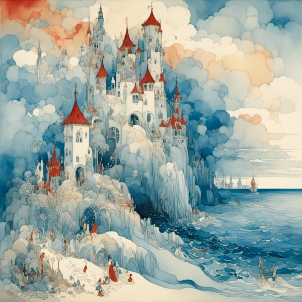 The island was slowly dissolving...