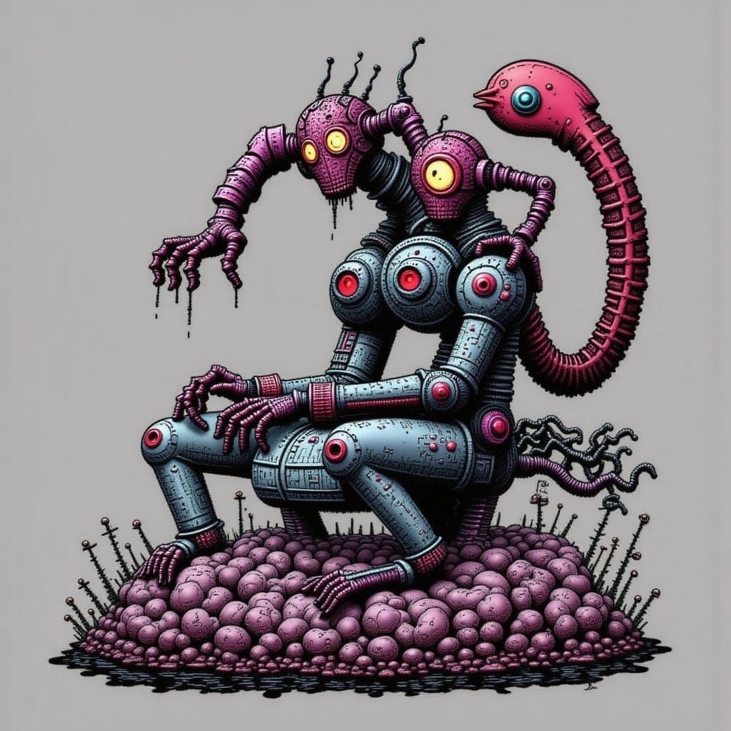 Cyberpunk Abomination: Android Doll Nightmare