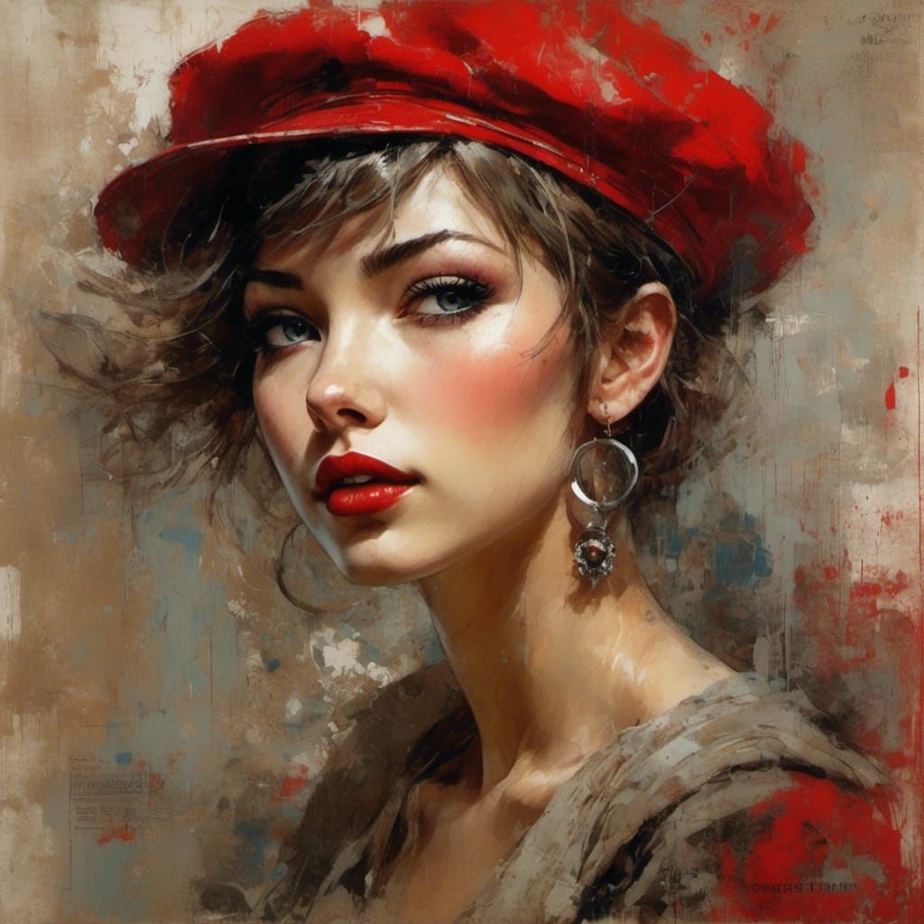 French Fashion Boss Lady in Royo Style