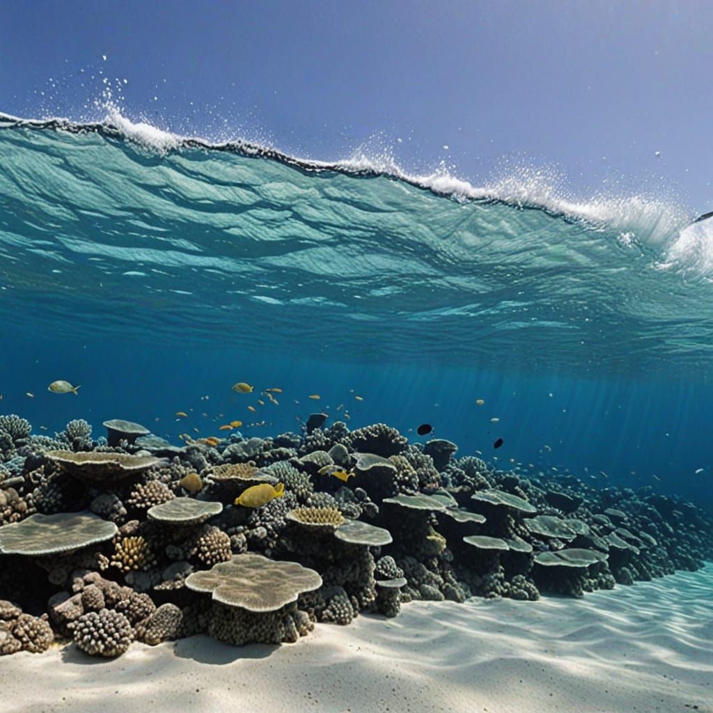 Aqua Reef Tsunami: Underwater Wave Art