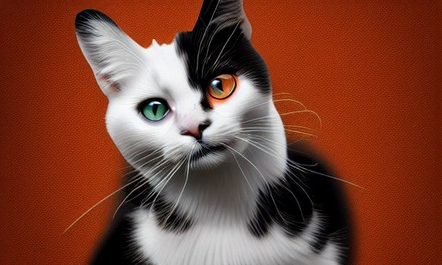 Calico Cat as Elvis Presley Stock Photo