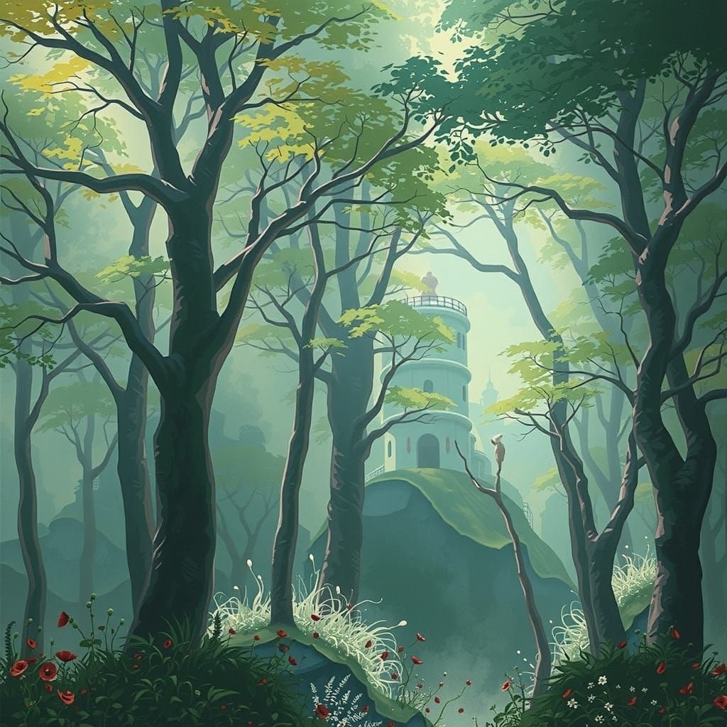 Fantastical Poppy Brothers Land in Vibrant Whimsy