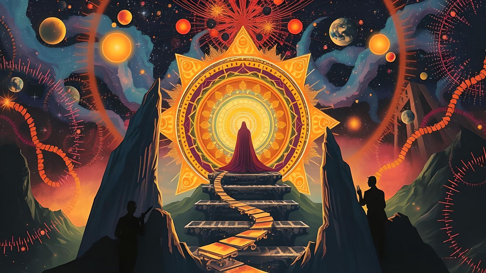 Psychedelic Renaissance: Fractal Ethereal Painting