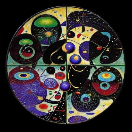 Vibrant Dreamscapes in Oil on Canvas Style