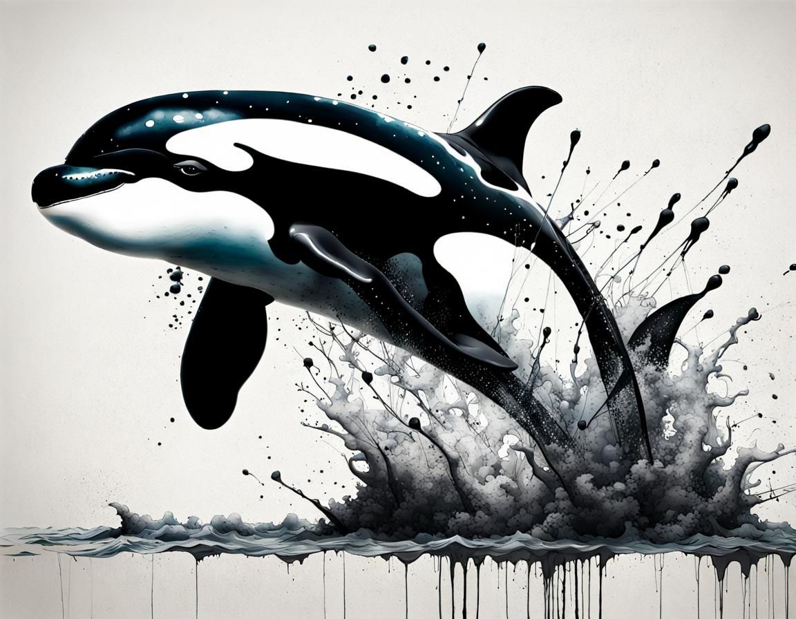Orca Breaching