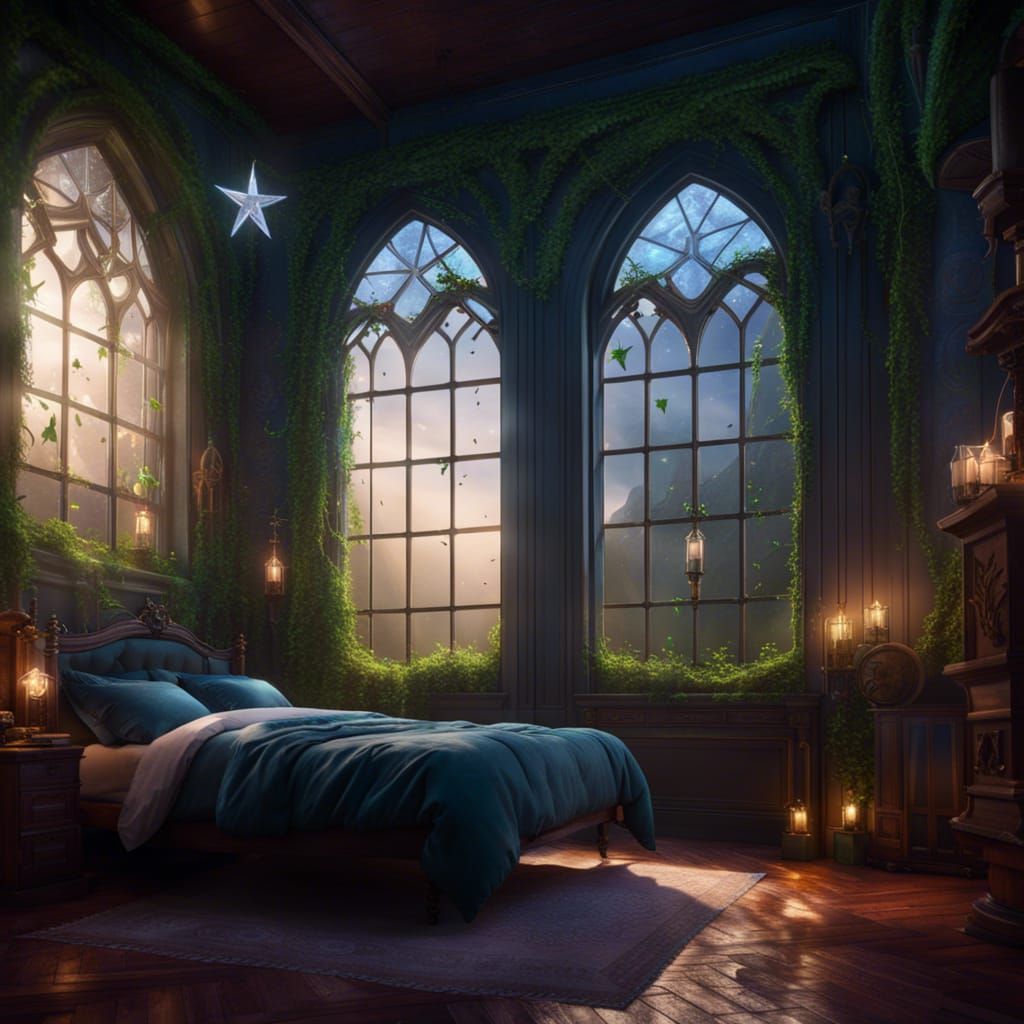 Fantastical Fairy Bedroom with Star Lighting