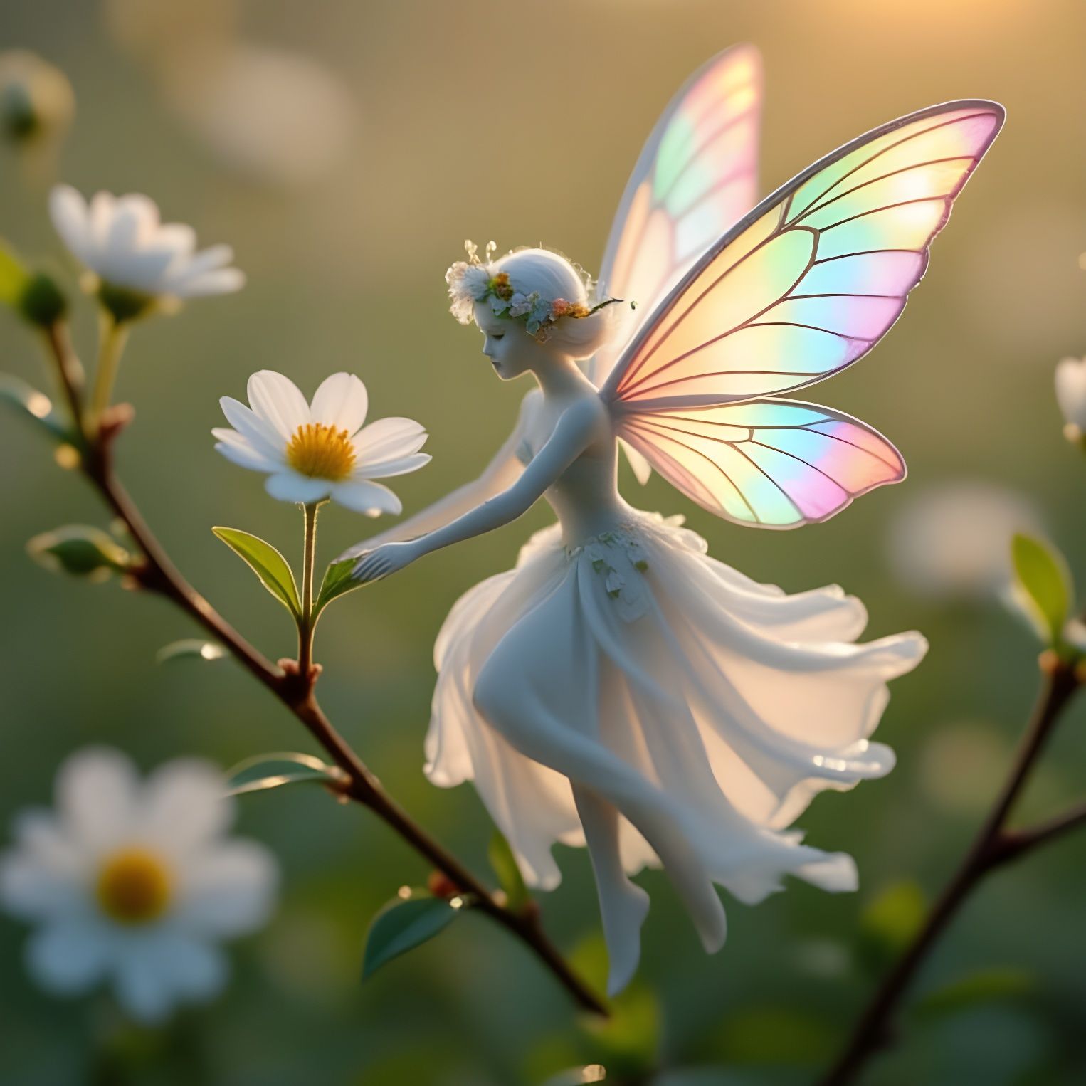 Otherworldly Fey Creature of Mist and Light