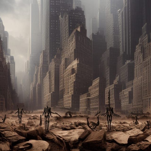 Desert New York: A Digital Matte Painting