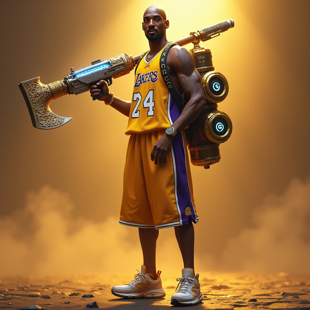 Kobe Bryant as Heroic Game Character
