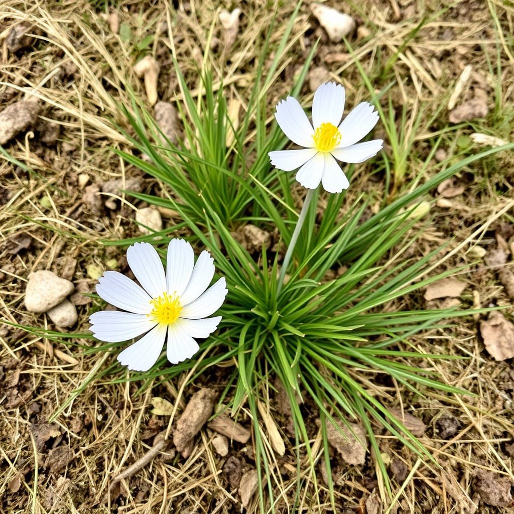 South Dakota pasque flower - New Growth