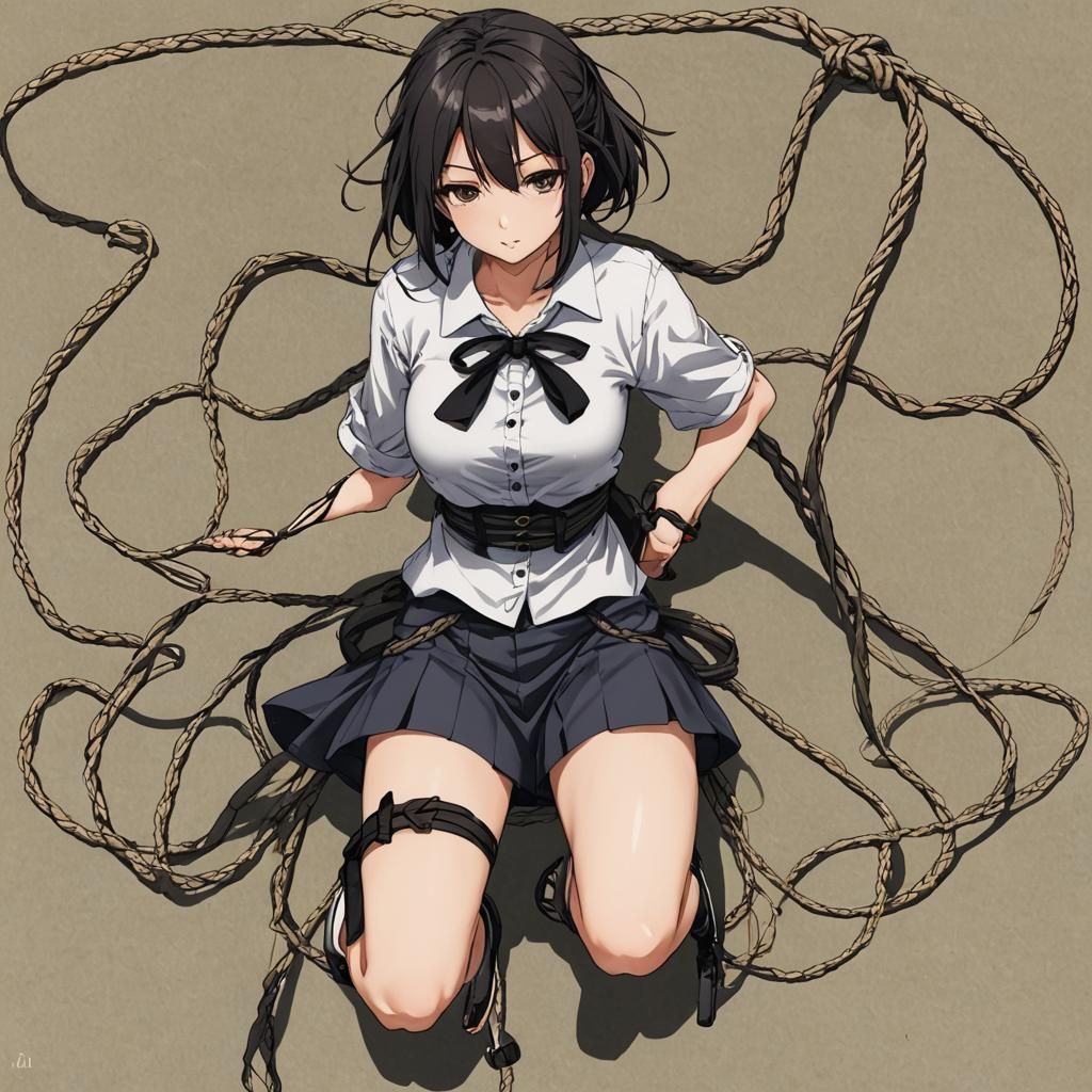 Anime Style Girl in Manga Key Visual