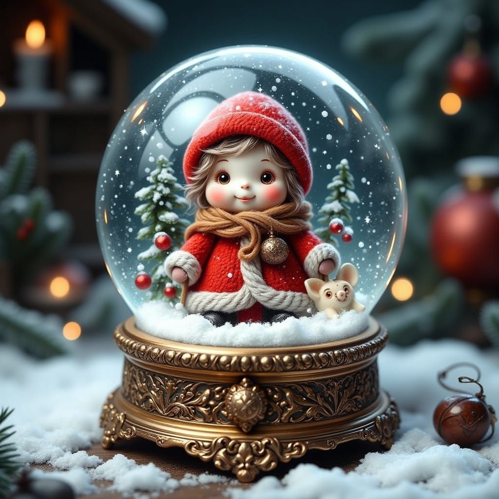 CutiePie Snow Globe