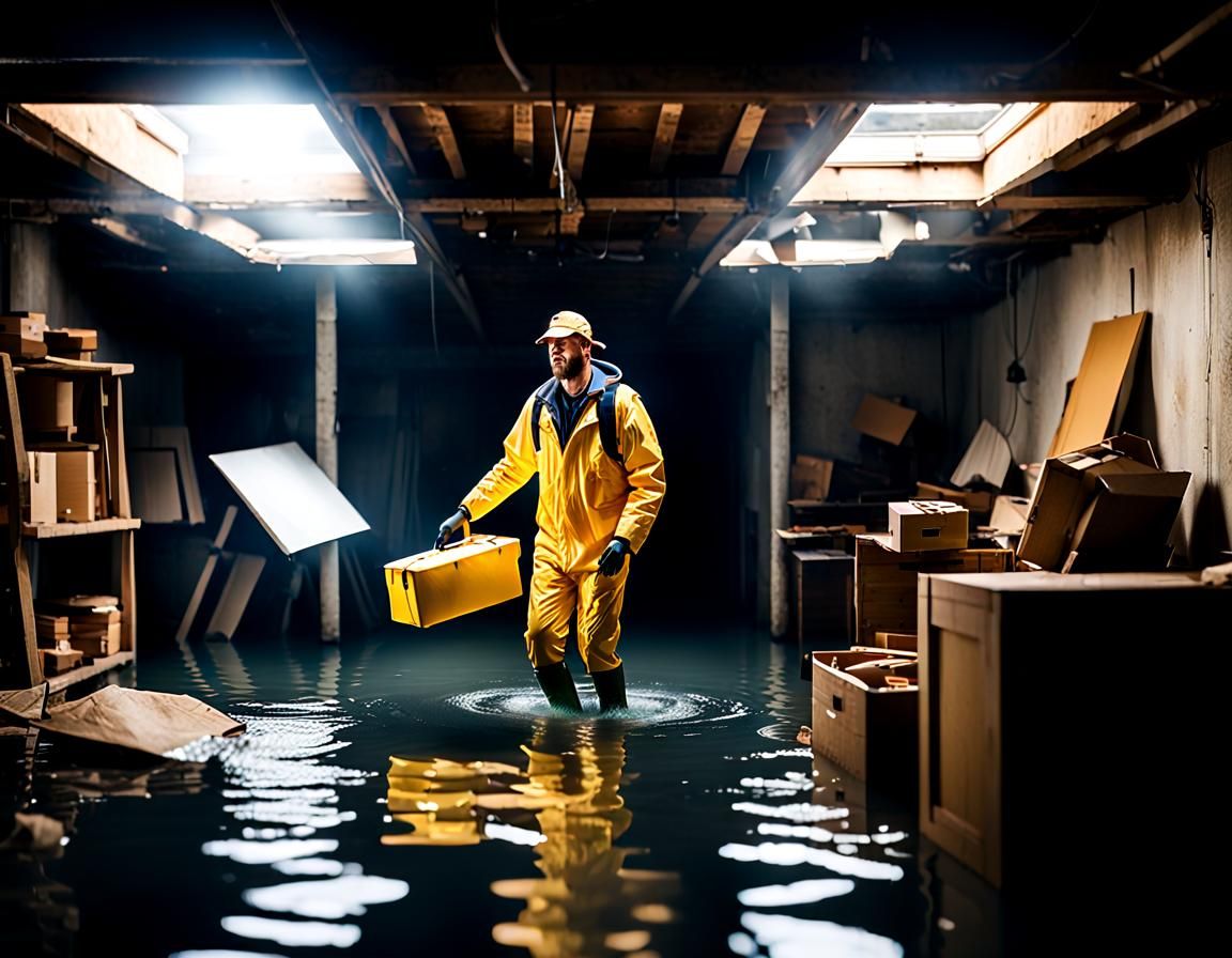 Flooded basement