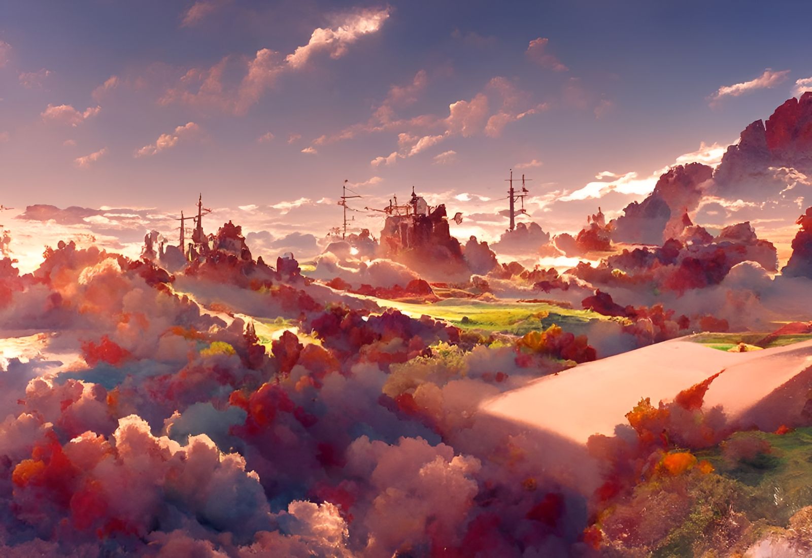Anime Landscape Inspired by Studio Ghibli