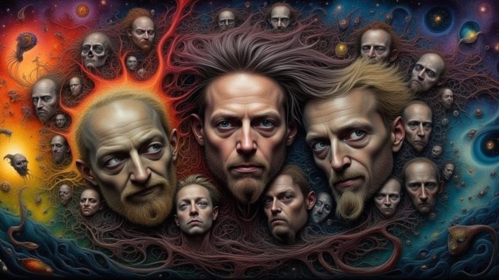 Mindscape of Emotions: Faces of Thought