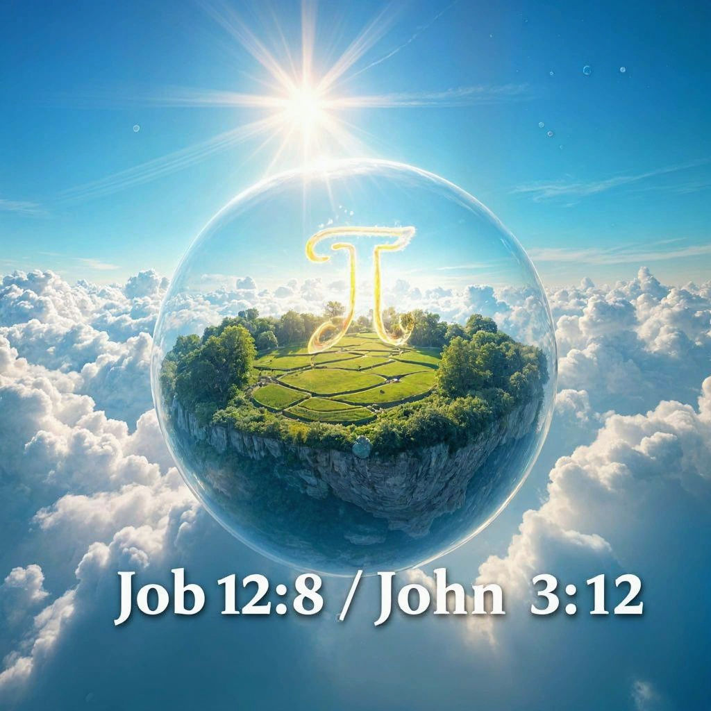 Miniature Earth Reflected in Hyperrealistic Soap Bubble