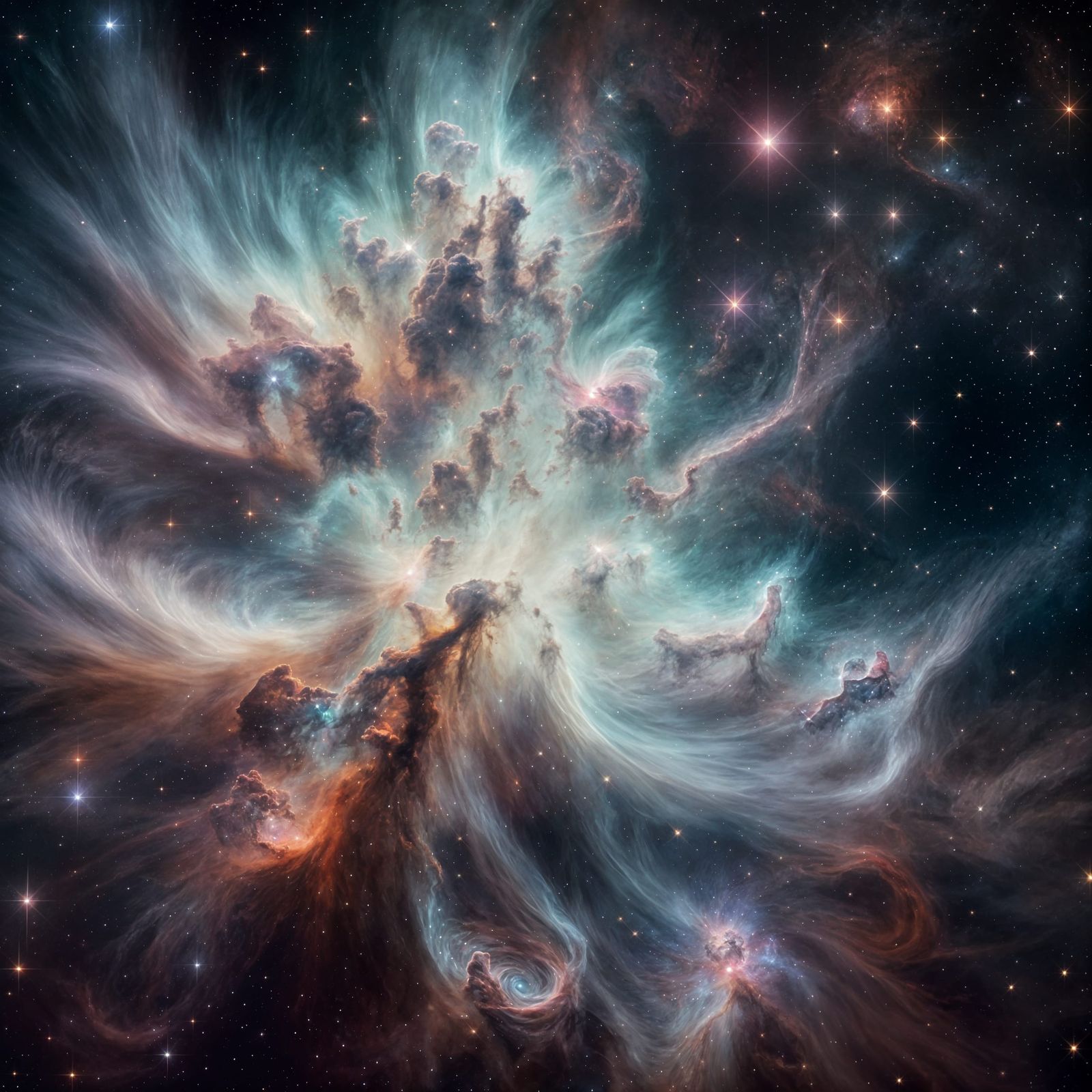 Orion Nebula: A Digital Matte Painting