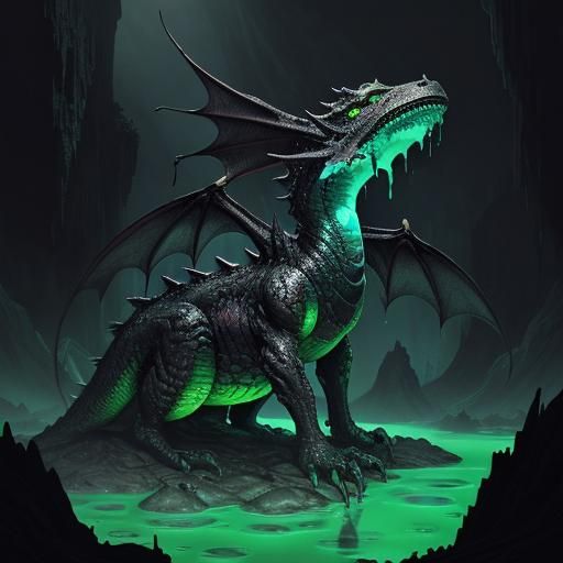 Dragon mixed with a ooze