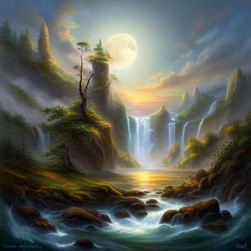 Moon Elf and Light Elf Teamwork in Ethereal Fantasy