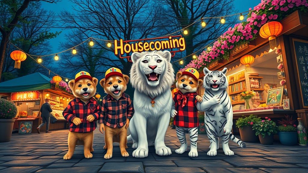 Whimsical Pets and Majestic Beasts Unite in Vibrant Spring M...