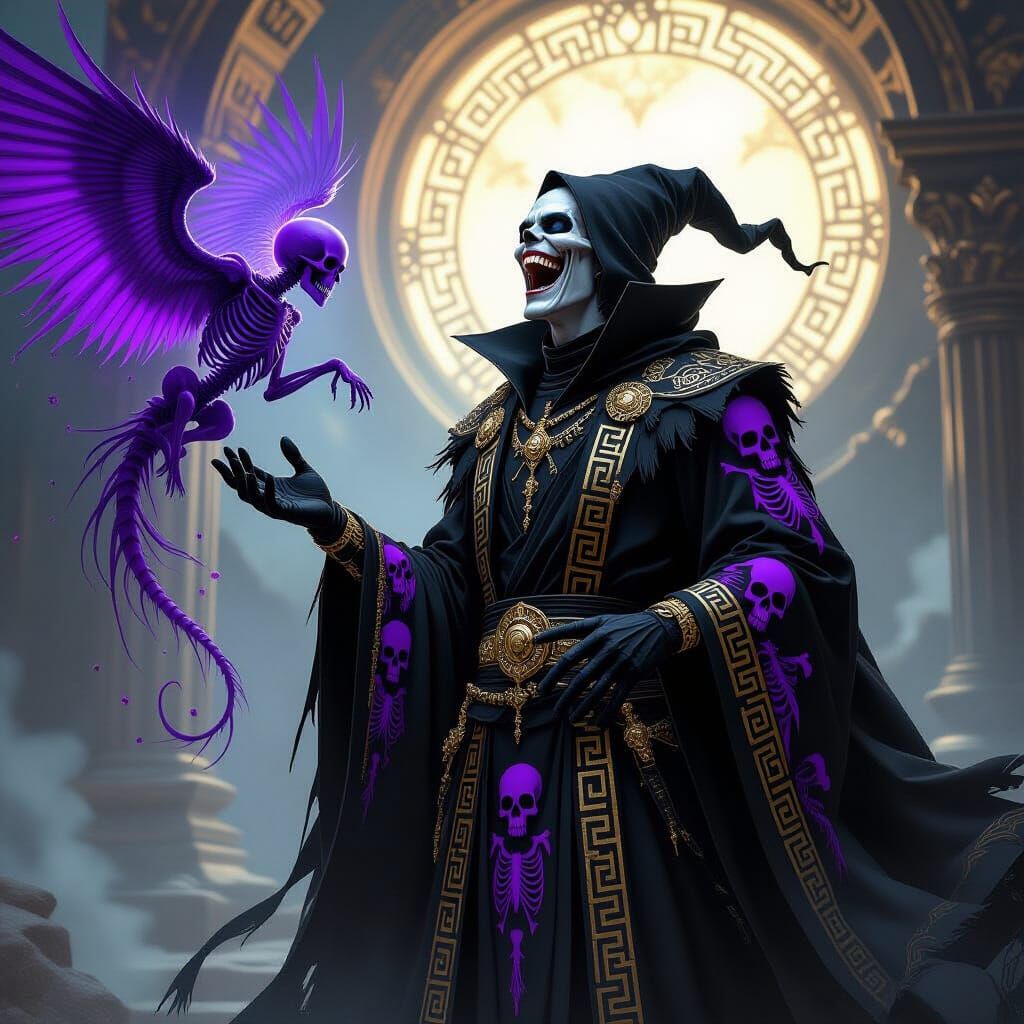 Dark Fantasy Sorcerer Laughs at Spirit