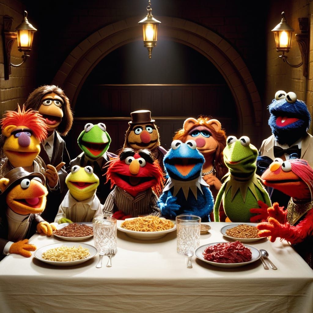 Muppet Masters Gather at the Last Supper