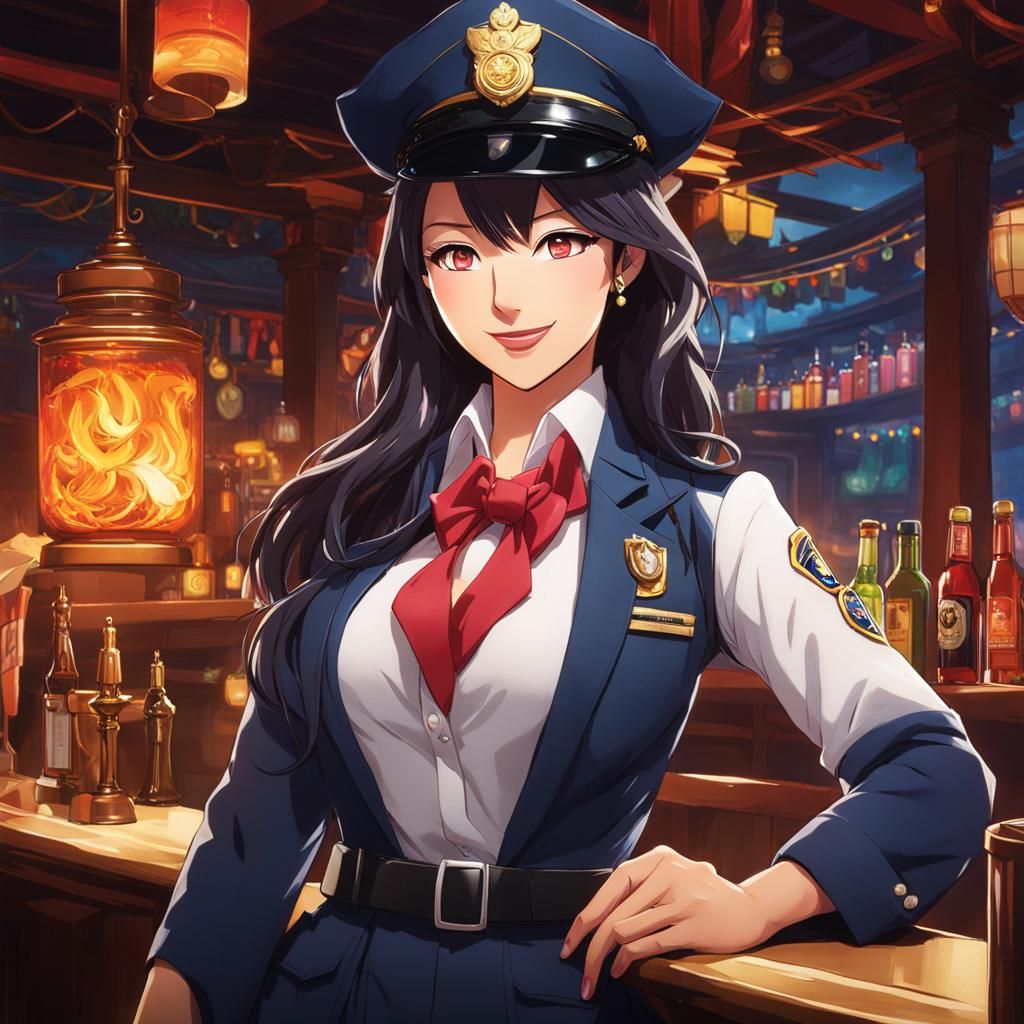 Anime Detective Kozue Searches for Clues at Fire Peak Bar