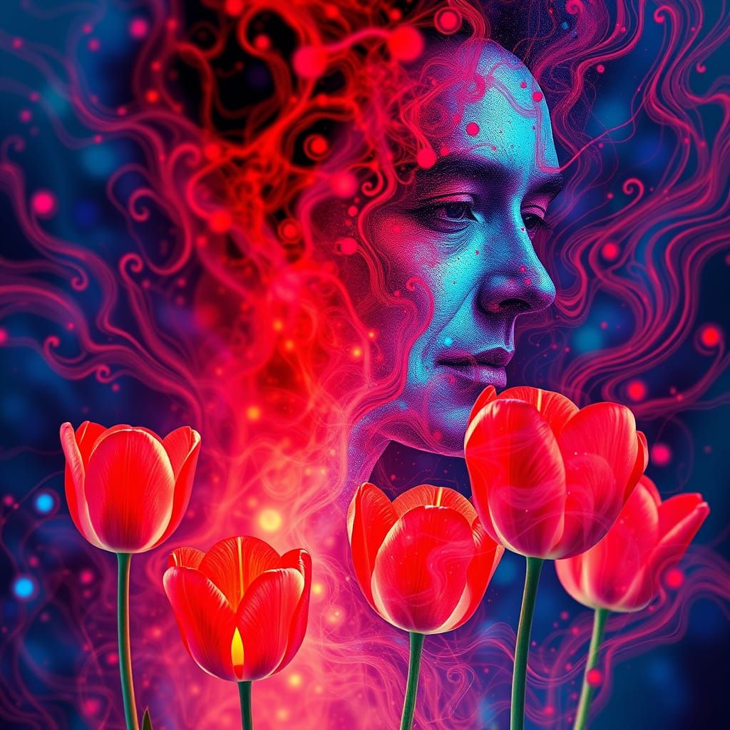 Ethereal Vision in Vibrant Colors