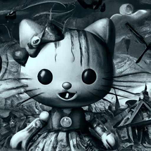 Horror Hello Kitty Grunge