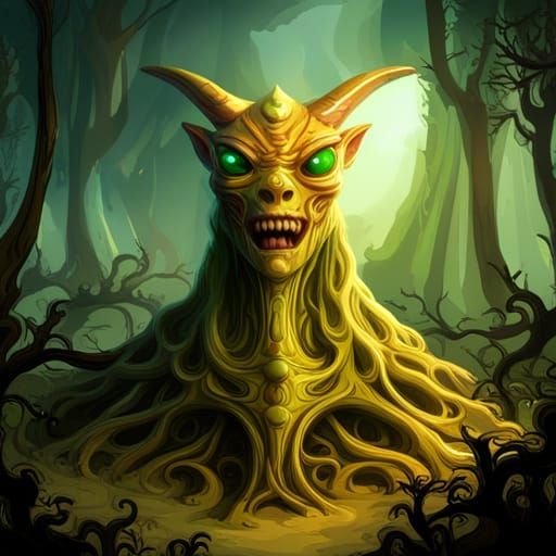 Alien Tin Foil Hat in 3D Render