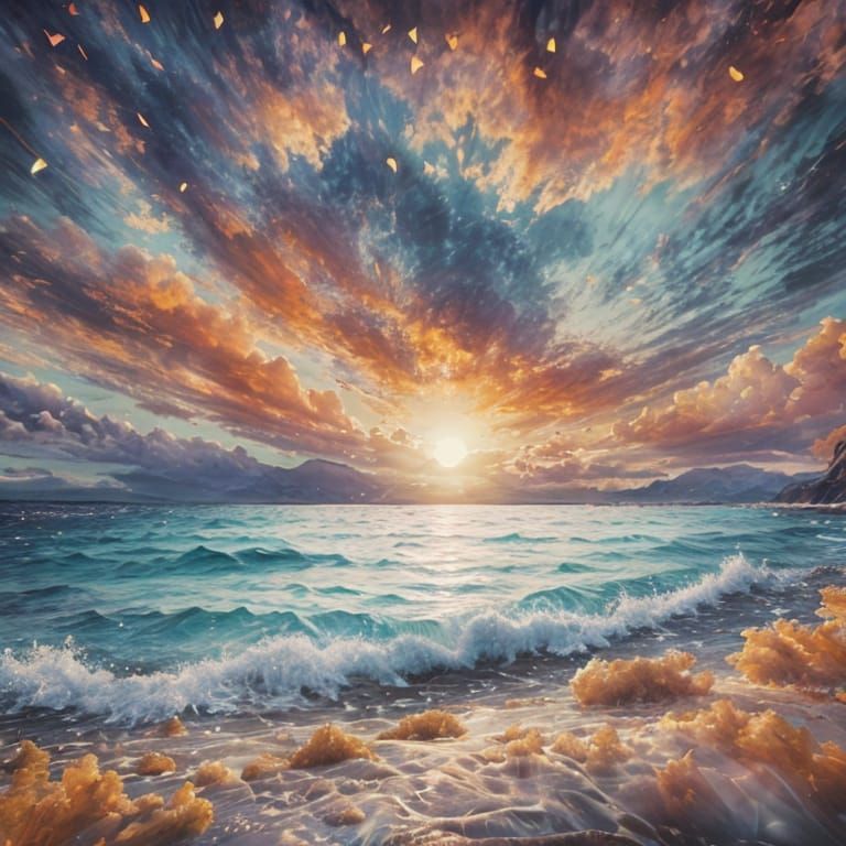 Anime Sun's Blessing in Detailed 3D Art