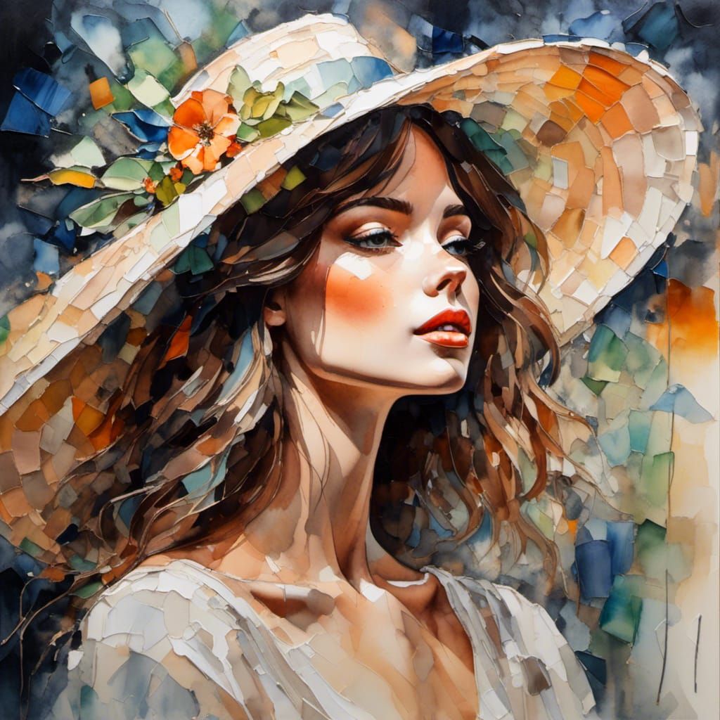 Elegant Fashion Portrait in Coby Whitmore Style
