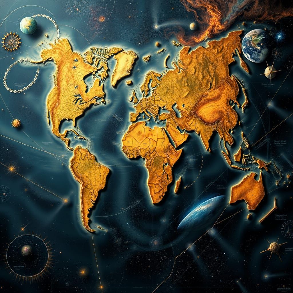 Detailed Real-Time Map of the Multiverse