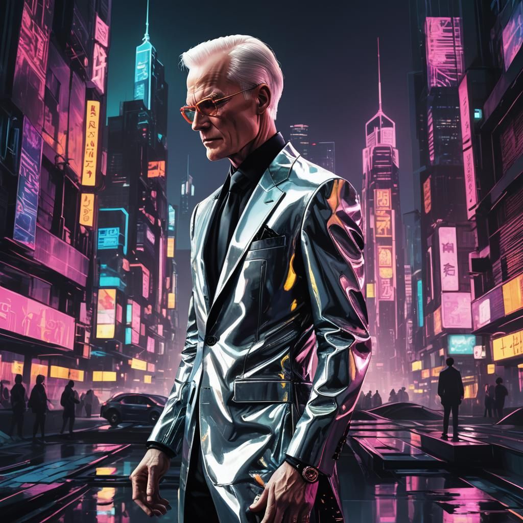 Cyberpunk Fashion Expert Examines Futuristic Garment