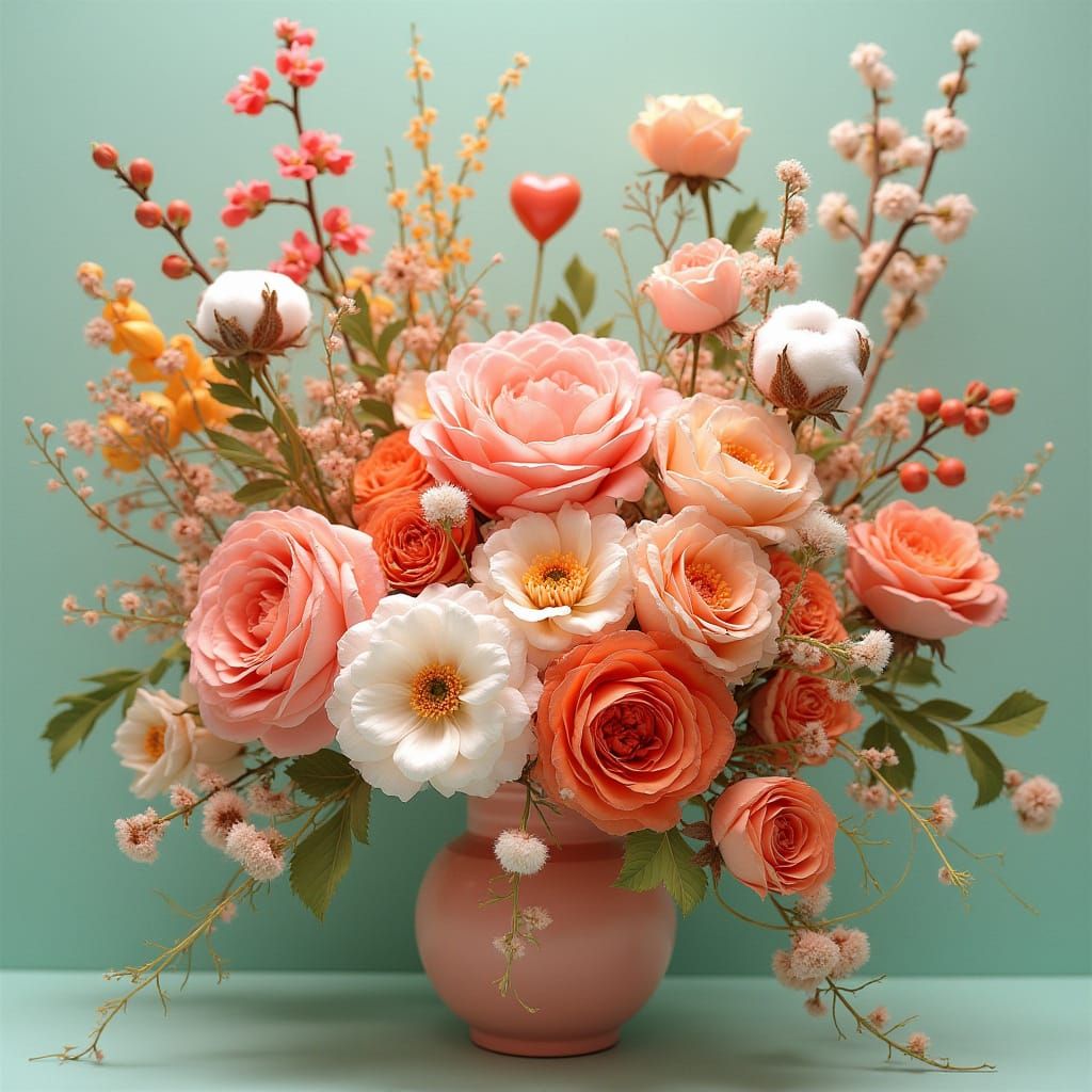 Vibrant Floral Dreamscape