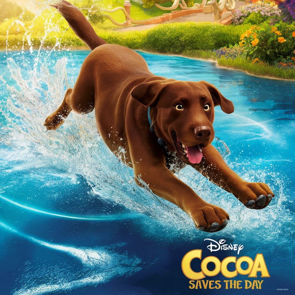 Cocoa Saves the Day: Disney Movie Poster