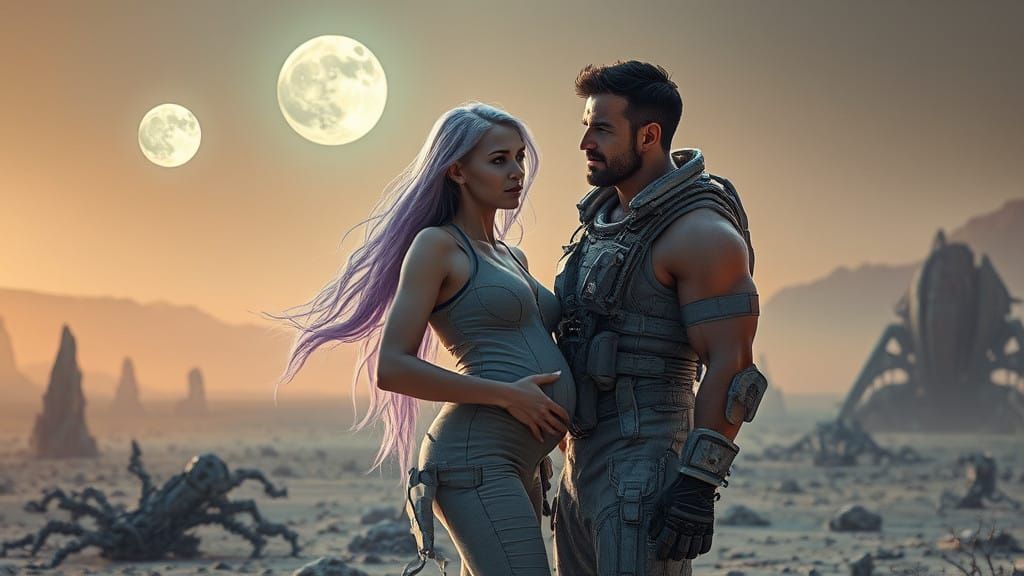 Ethereal Beauty in a Forsaken Galaxy