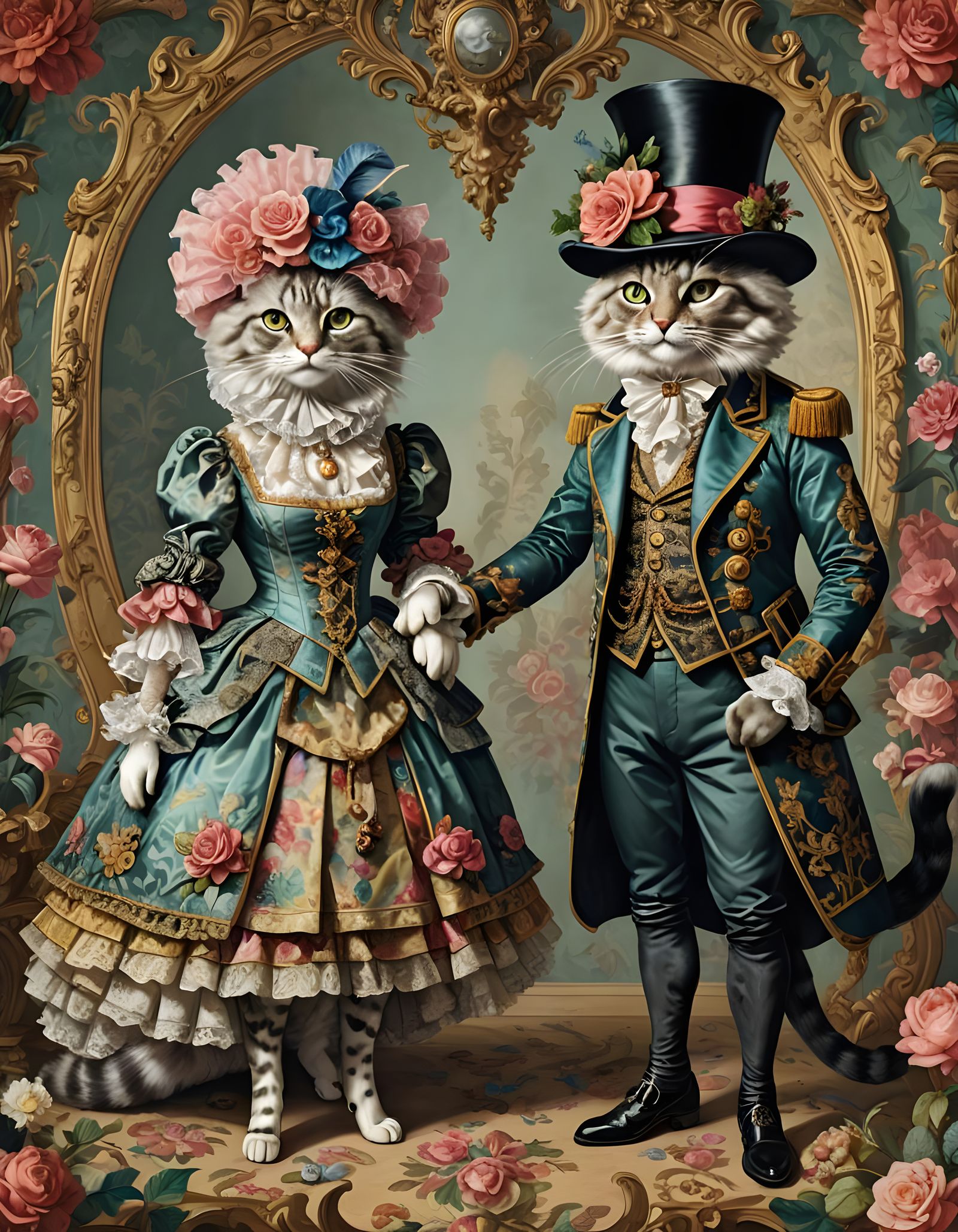 Anthropomorphic cats