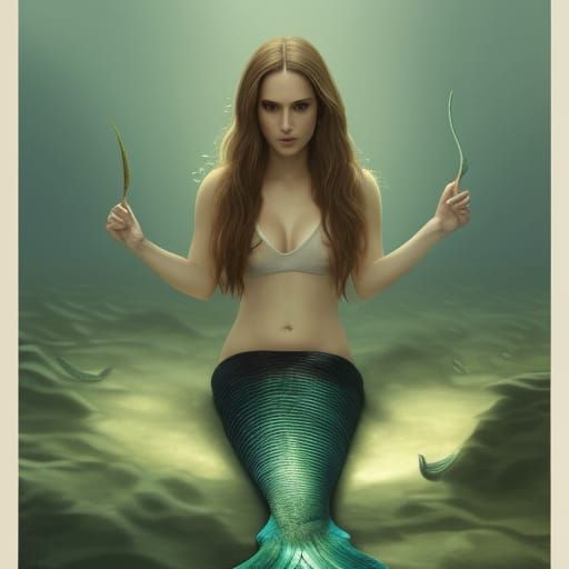 Mermaid Field Guide Illustrated Concept Art