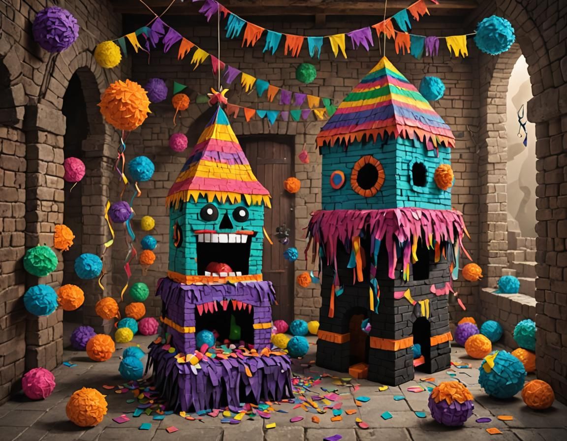 Grimdark Dungeon Fiesta Piñata: A Dark Fantasy