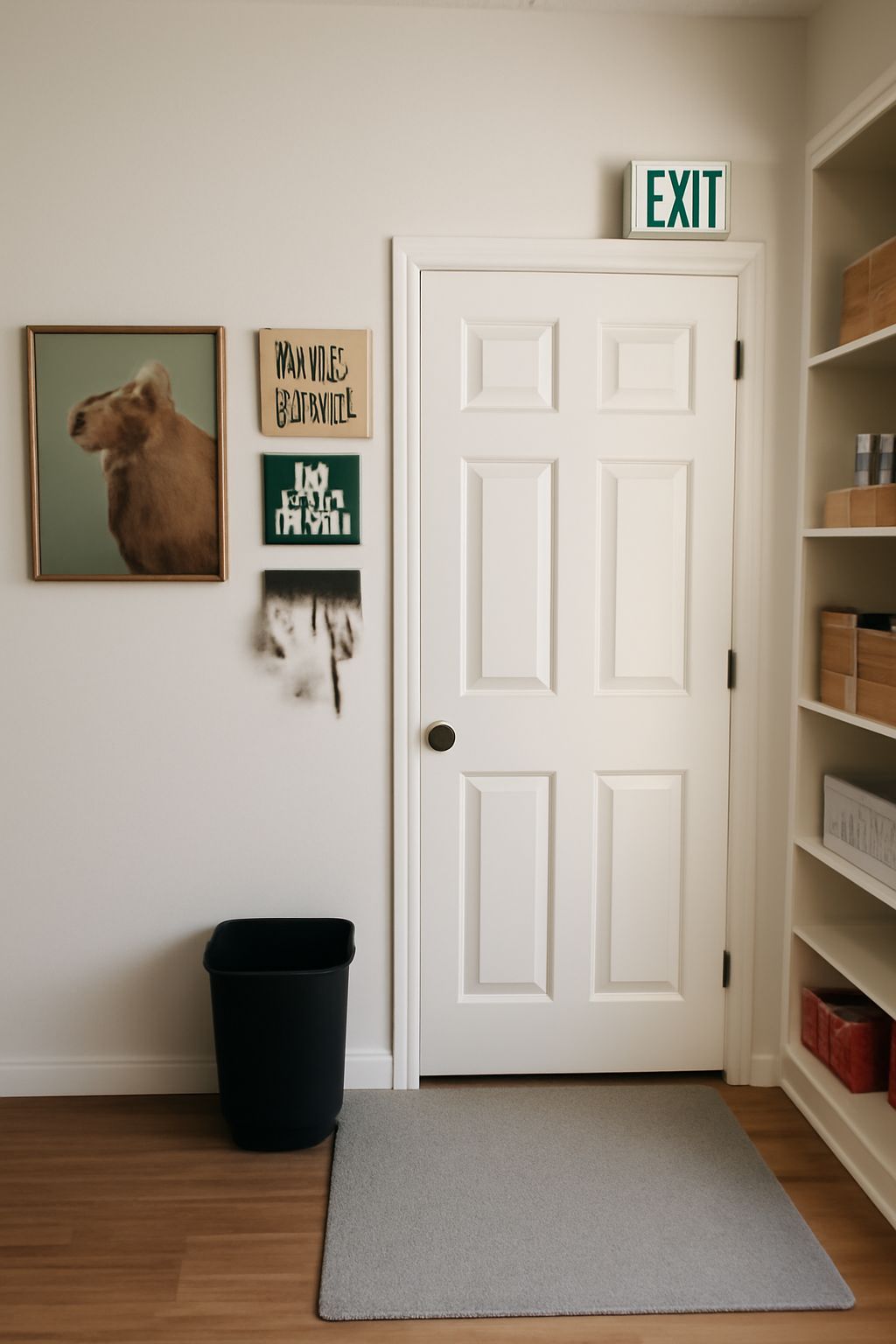 Realistic Photo of Capybara Painting and Coca-Cola Cans