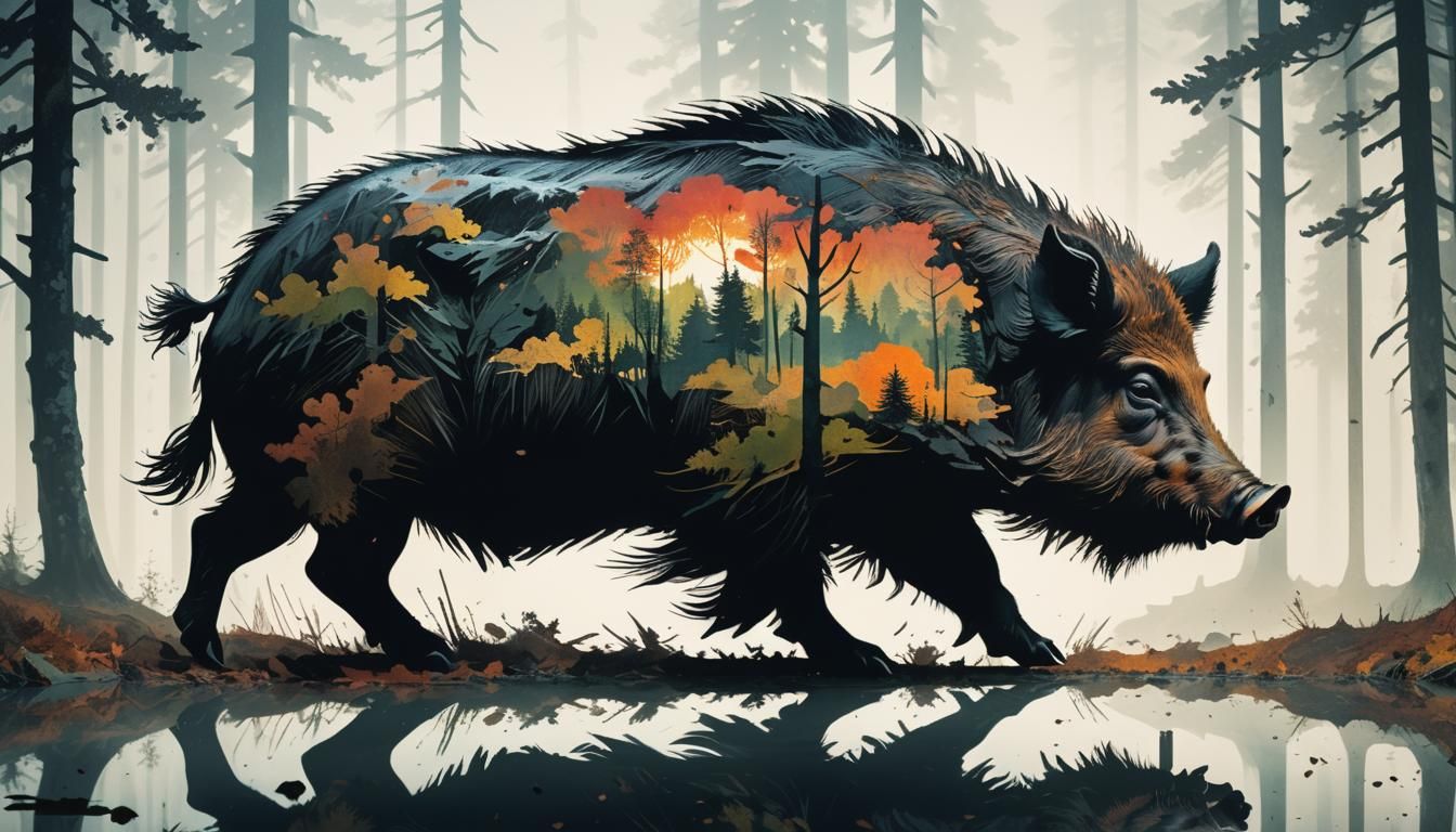 Wild Boar Embarks into Surreal Dystopian Landscape