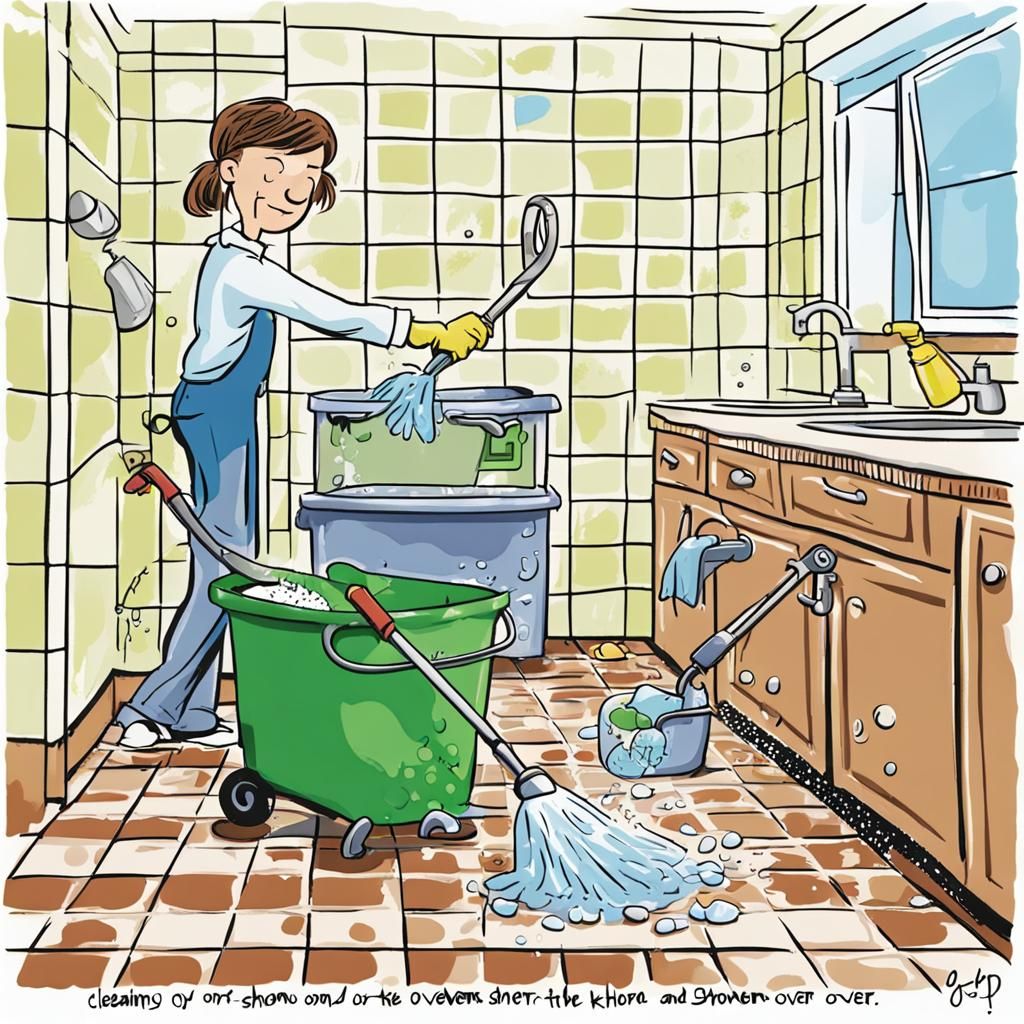 Cartoon: Tired of Cleaning Up After Others