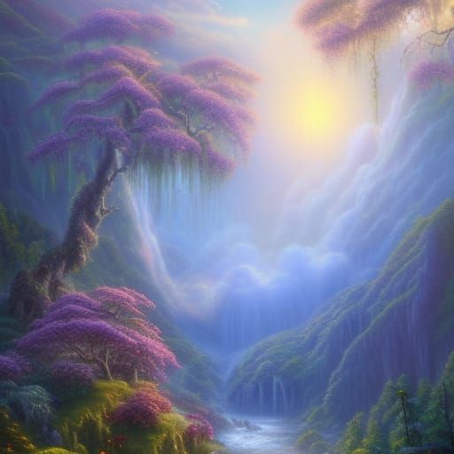 A stark white ring-barked forest