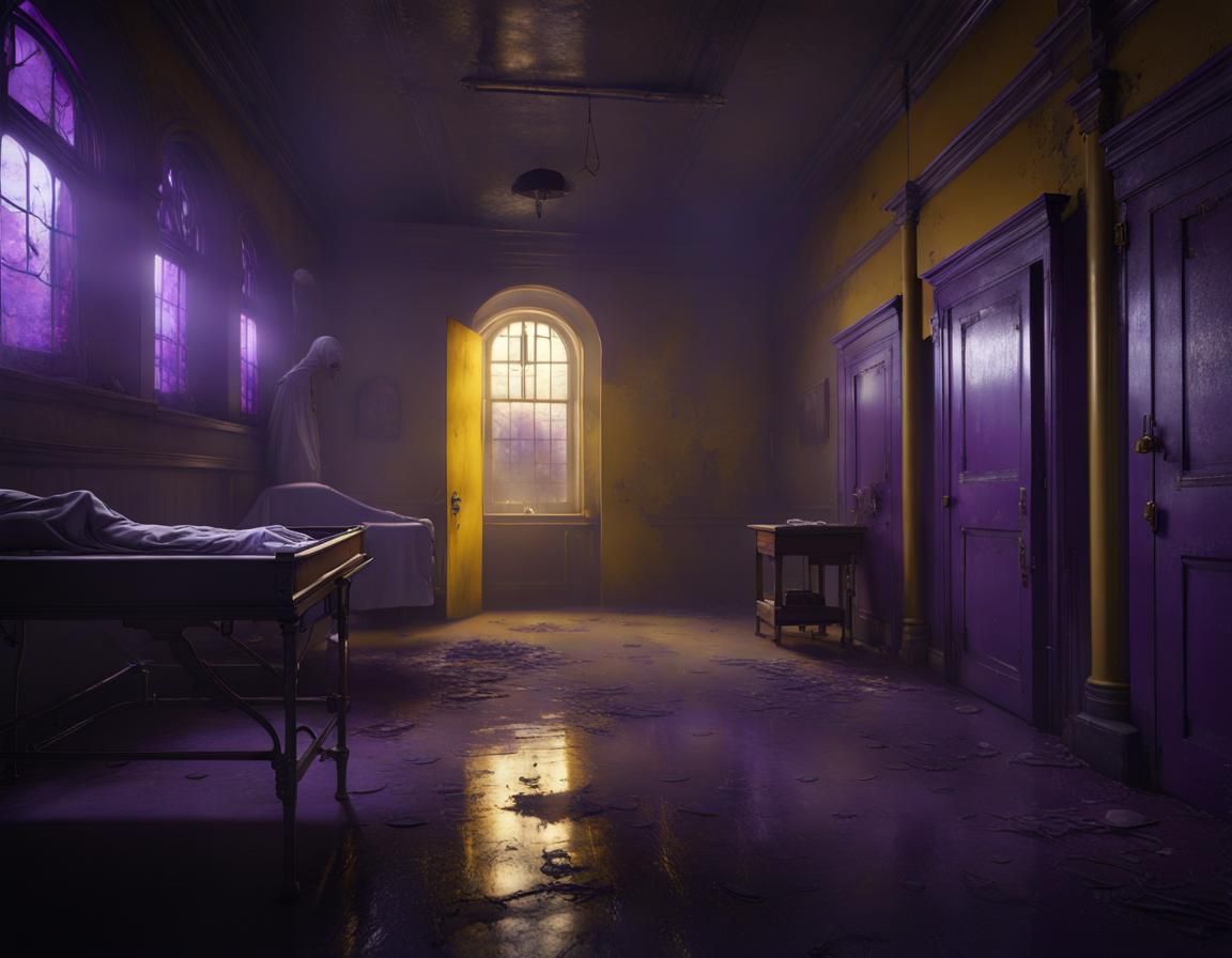 Creepy Asylum Ward in the Backrooms