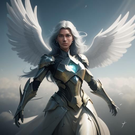 Wingsuit Flyer in Surrealist Digital Painting